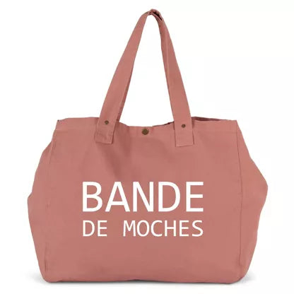 Sac Fourre-Tout Coton Bio Bande de Moches - OEKO-TEX & Vegan | VETYMOD